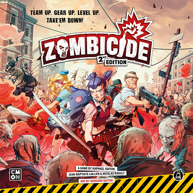 Asmodee Zombicide 2E Chronicles Survivor Set Board Game Orange