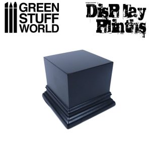 Square Top Display Plinth 6x6 cm - Black 1