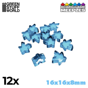 Meeples 16x16x8mm: Light Blue 1