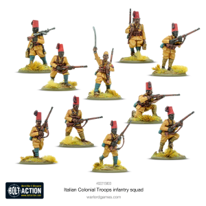 Italian Colonial Troops Infantry squad 1