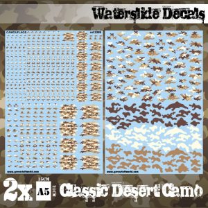 Waterslide Decals - Classic Desert Camo 1