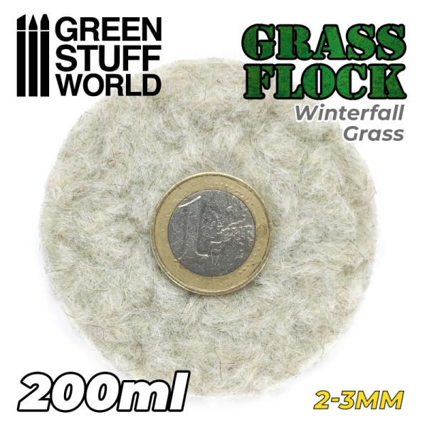 Static Grass Flock 2-3mm - WINTERFALL GRASS - 200 ml 2