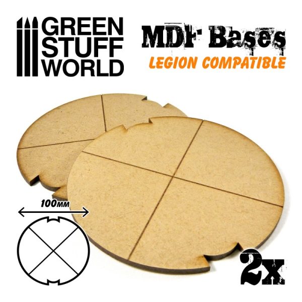 MDF Bases - Round 100mm (Legion) 1