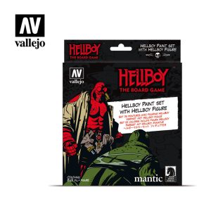 AV Vallejo Model Color Set - Hellboy (8 paints & figure) 1