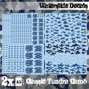 Waterslide Decals - Classic Tundra Camo 1