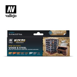 AV Vallejo Wizkids Set - Wood & Steel 1