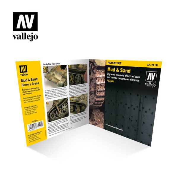 AV Vallejo Pigments Set - Mud & Sand 2