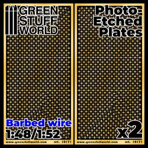 Photo-etched Plates - Barbed Wire 1