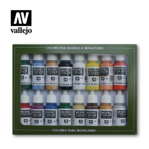 AV Vallejo Model Color Set - Basic Colors USA (x16) 1