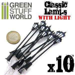 10x Classic WALL Lamps with LED Lights 1