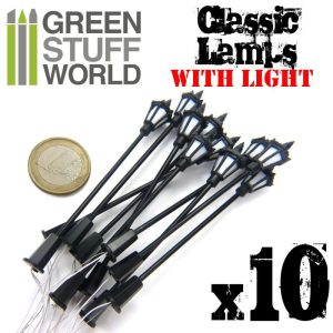10x Classic WALL Lamps with LED Lights 1