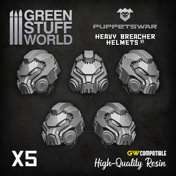 Heavy Breacher Helmets 1