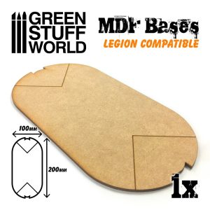 MDF Bases - Oval Pill 100x200 mm 1