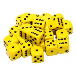 Dice: Yellow (12mm) 1