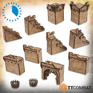 Savage Domain: Ruined Castle Walls 1