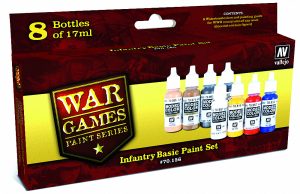 AV Vallejo Model Color Set - WWII Wargames - Inf Basic 1