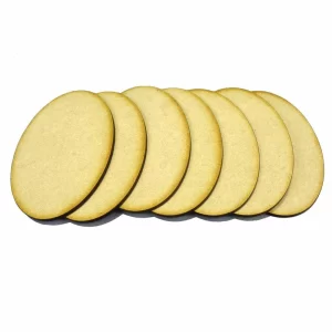 7x 105mm x 70mm Oval Bases 1