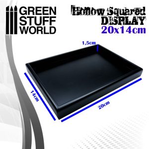 Hollow squared display 20x14 cm Black 1
