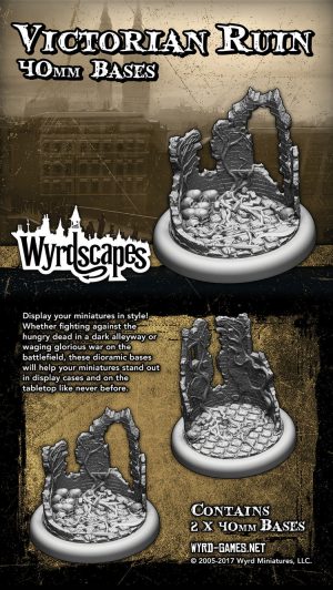 Wyrdscapes Victorian 40mm Bases - 2 Pack 1