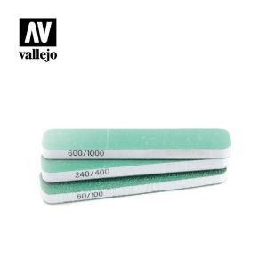 AV Vallejo Tools - Flexisander Dual Grit x3 (90x19x6mm) 1