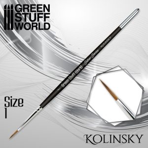 SILVER SERIES Kolinsky Brush - Size 1 1