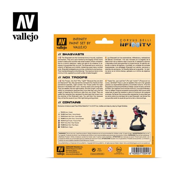 AV Vallejo Model Color Set - Infinity Shasvastii Exclusive 2