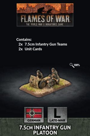 German 7.5cm Infantry Gun Platoon 1