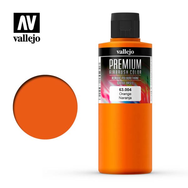 AV Vallejo Premium Color - 200ml - Opaque Orange 1