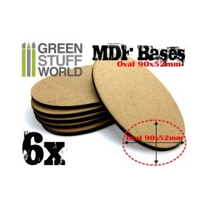 MDF Bases - AOS Oval 90x52mm 1