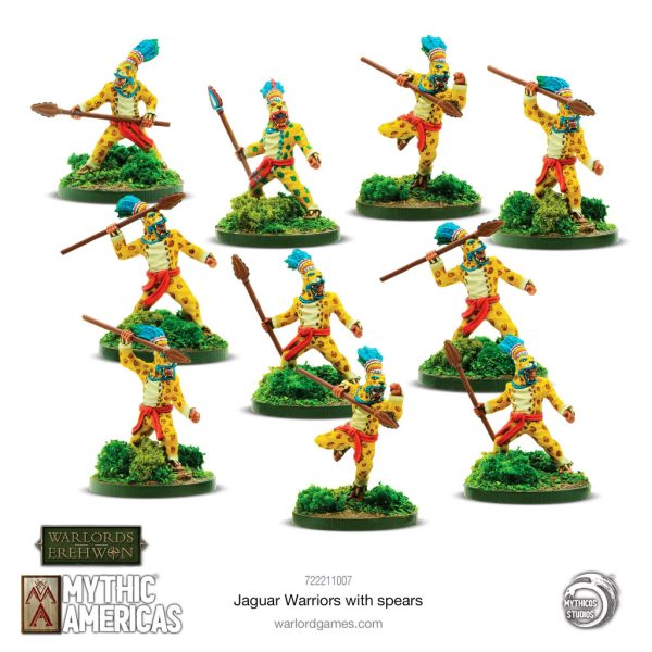 Mythic Americas: Jaguar Warriors with spears 2