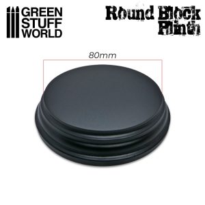 Round Top Display Plinth 8cm 1