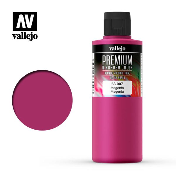 AV Vallejo Premium Color - 200ml - Opaque Magenta 1