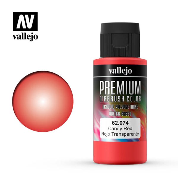 AV Vallejo Premium Color - 60ml - Candy Red 1
