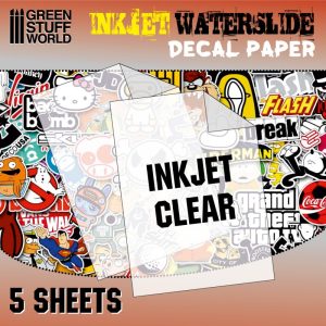 Waterslide Decals - Inkjet Transparent 1