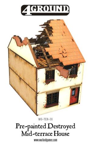 Pre-painted Damaged Mid Terrace House 1