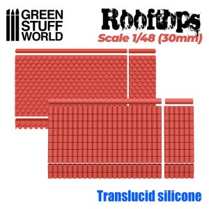 Silicone Molds - Rooftops 1/48 (30mm) 1