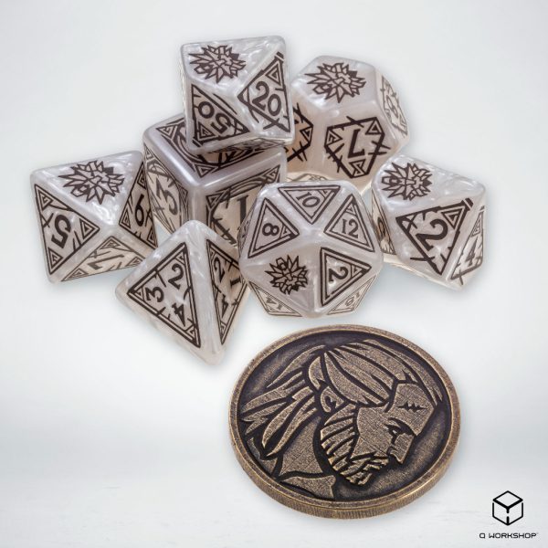 The Witcher Dice Set: Geralt - The White Wolf 3