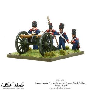 Napoleonic French Imperial Guard Foot Artillery 12-Pdr (Firing) 1