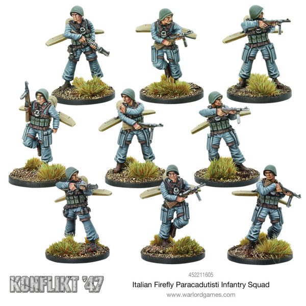 Italian Firefly Paracadutisti Infantry Squad 3