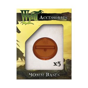 Rootbeer 40mm Translucent Bases - 5 Pack 1