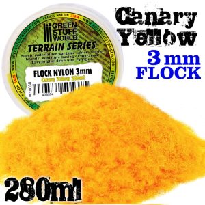 Static Grass Flock - Canary Yellow 3 mm - 280 ml 1