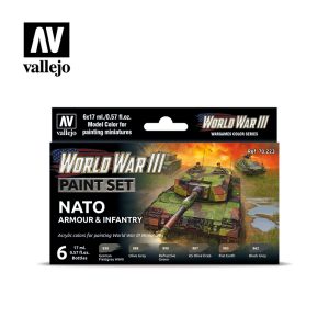 AV Vallejo Model Color Set - WWIII Nato Armour&Infanrty (6) 1