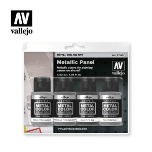 AV Vallejo Metal Color Set - Metallic Panel 1
