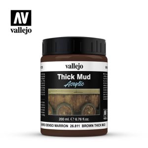Vallejo Weathering Effects 200ml - Brown Thick Mud 1