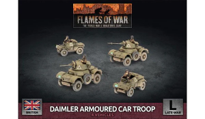 British Daimler Armoured Car Troop 1