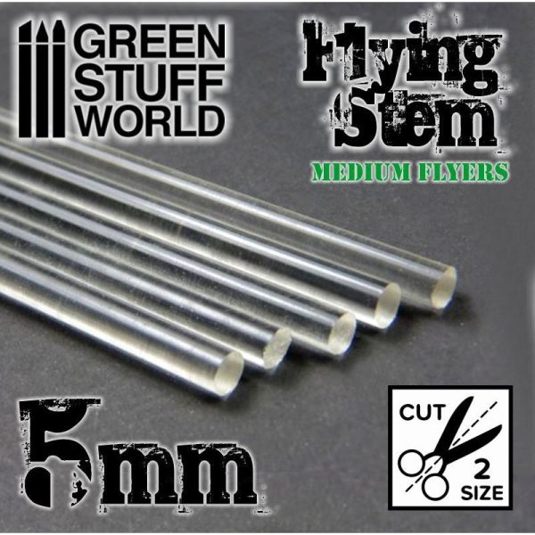 Acrylic Rods - Round 5 mm CLEAR 1