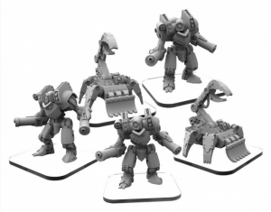 Scrap Mechs and Crushers Units - Green Fury Units 1