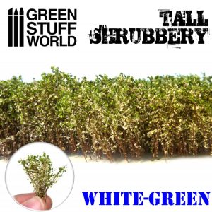 Tall Shrubbery - White Green 1