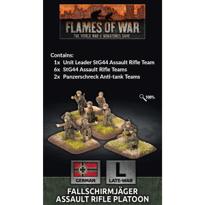 Fallschirmjager Assault Rifle Platoon (x35 figs Plastic) 1