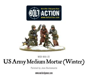 US Army Medium Mortar (Winter) 1
